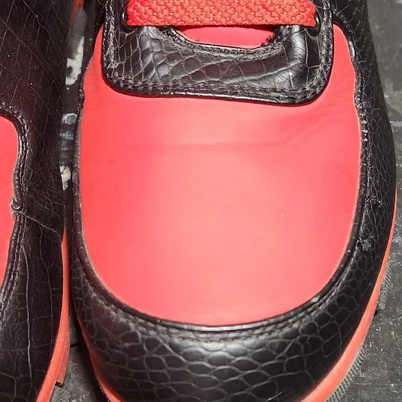 PARISH NATION Red Black Sneaker Boot 9.5 - Picture 10 of 13